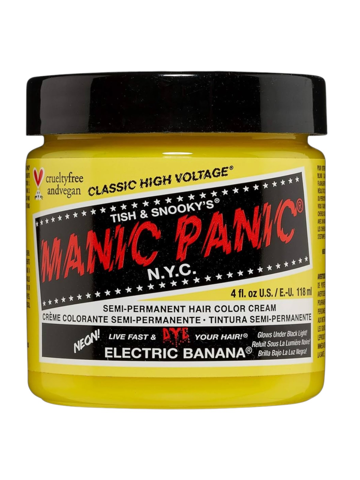 Tintura semipermanente per capelli Manic Panic Classic High Voltage Electric Banana 118ml