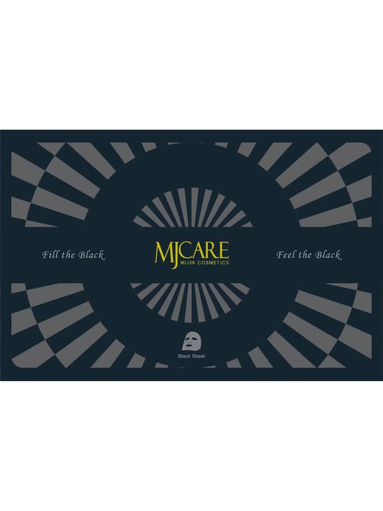 Maschera viso in tessuto al carbone attivo Mijin Mjcare elimina le impurità 25ml