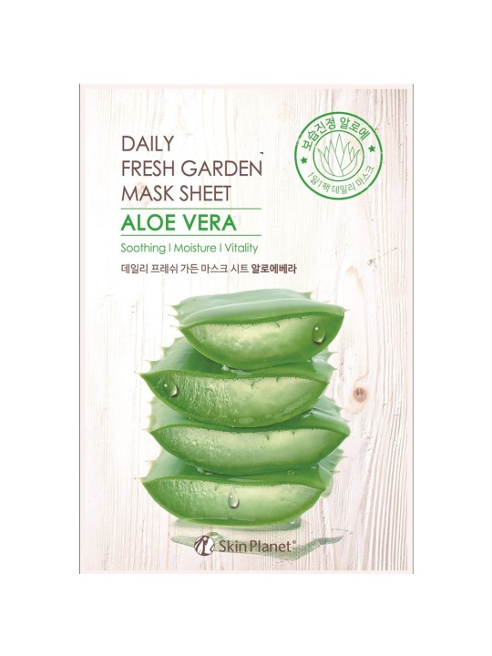 Maschera viso idratante e lenitiva all'aloe vera Mijin Skin Planet 25ml