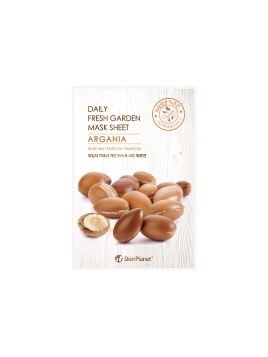 Maschera viso idratante in tessuto all'olio di argan Mijin Skin Planet 25ml