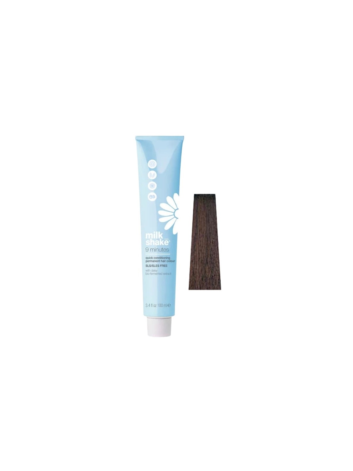 Tintura per capelli permanente Milk Shake 9 Minutes 6356 g Biondo mogano scuro 100ml