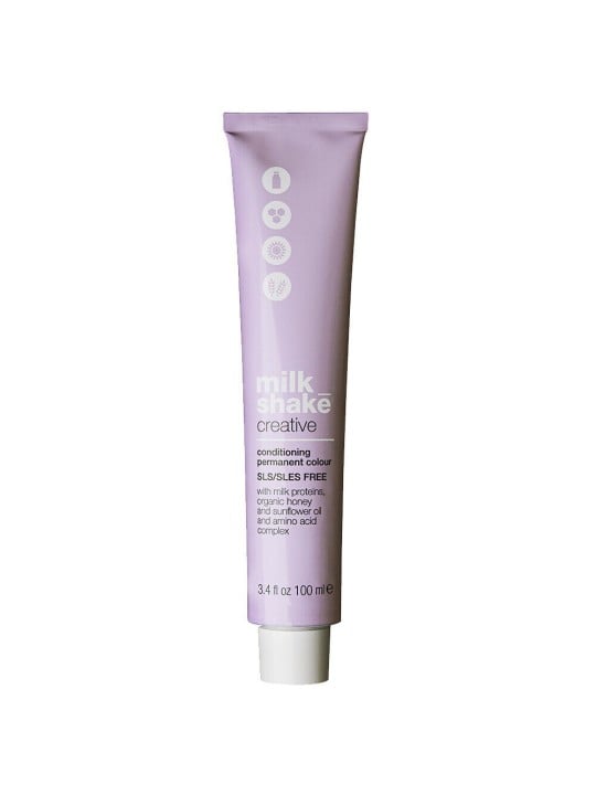 Tintura per capelli permanente Milk Shake Creative SLS/SLES-Free 6.016NA Biondo Scuro Cenere Naturale 100ml