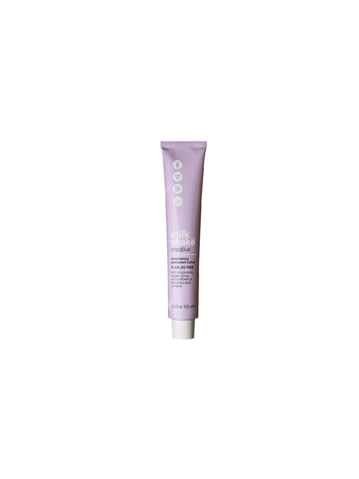 Tintura per capelli permanente Milk Shake Creative SLS/SLES-Free 12.0112NA Natural Ash 100ml
