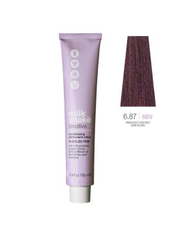 Tintura per capelli permanente Milk Shake Creative SLS/SLES-Free 6.876BV Castano Iridescente Biondo Scuro 100ml