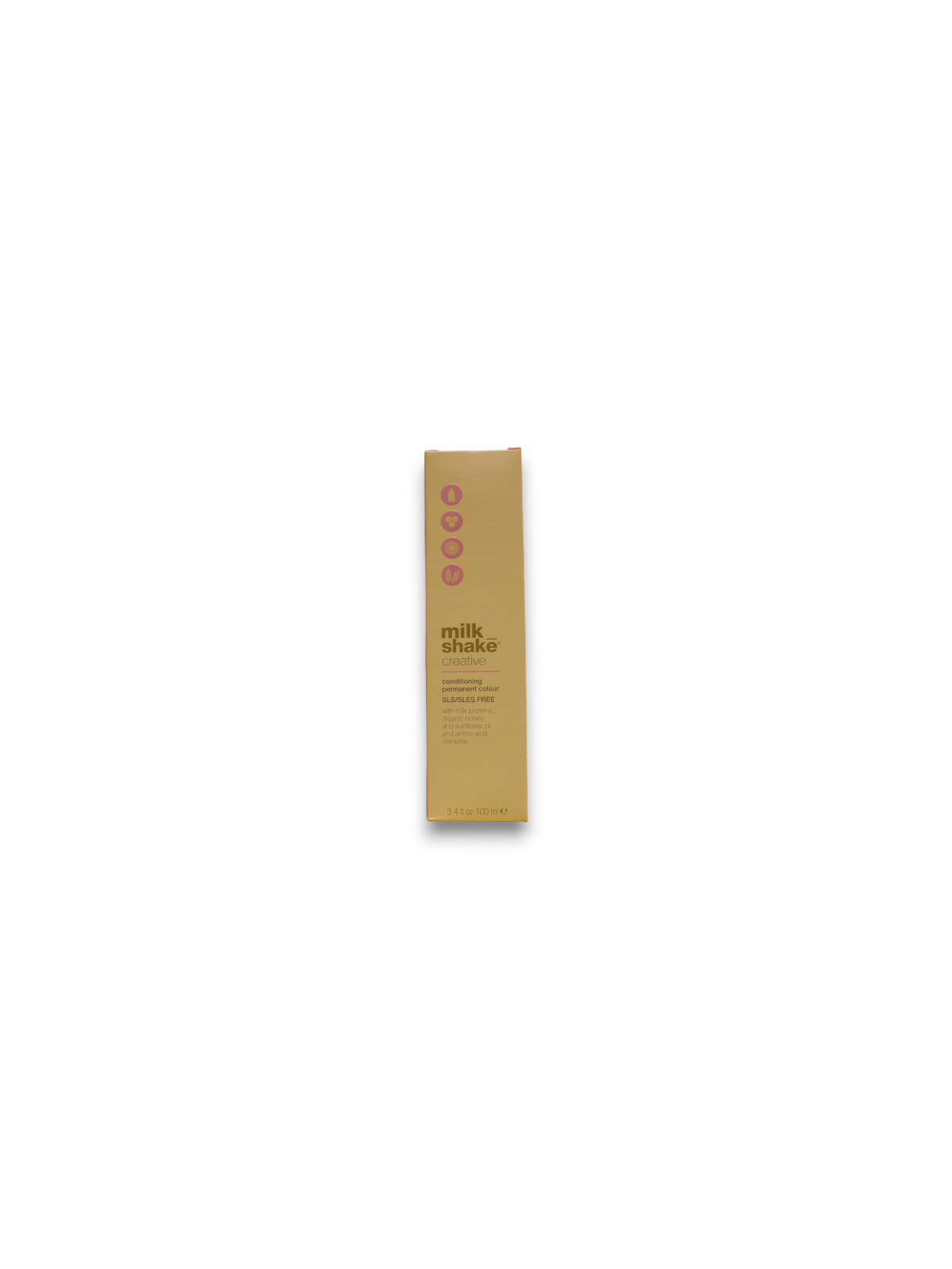 Tintura per capelli permanente Milk Shake Creative SLS/SLES-Free 7.17A Biondo cenere medio 100ml