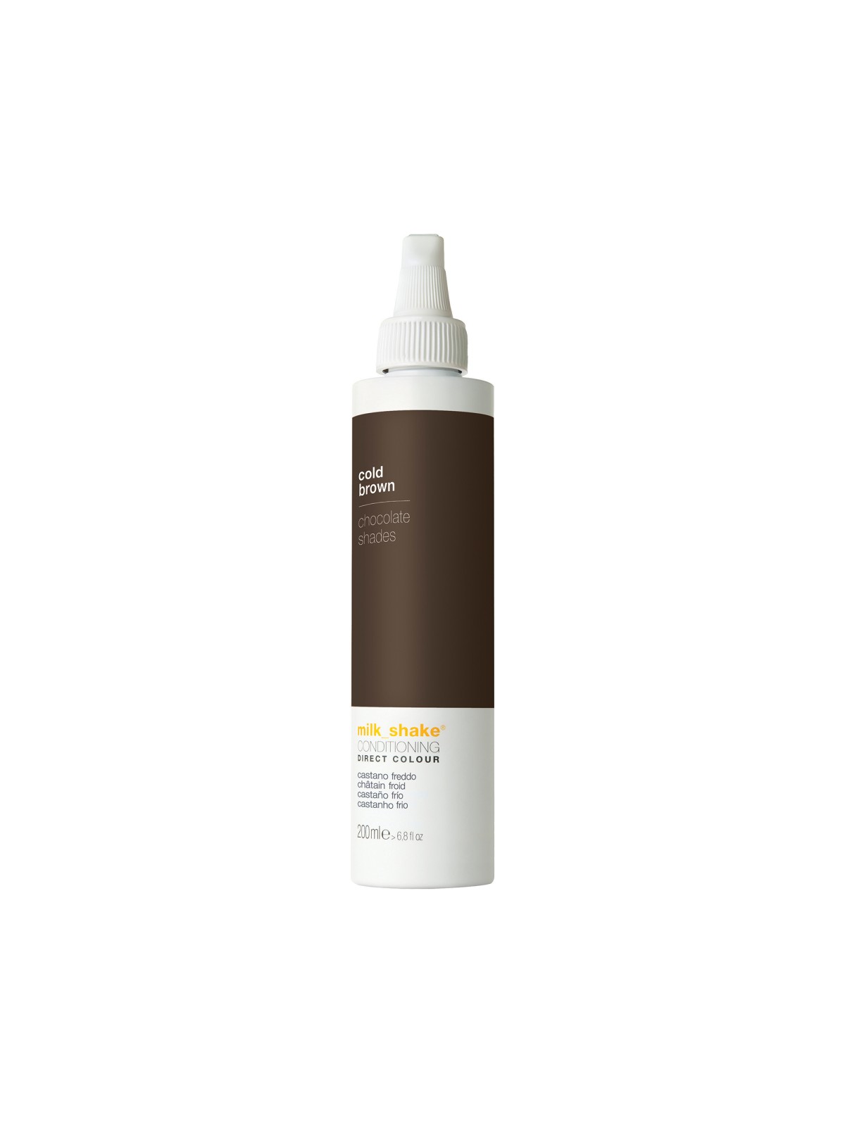 Balsamo colorante per capelli Milk Shake Direct Colour senza ammoniaca castano freddo 200ml