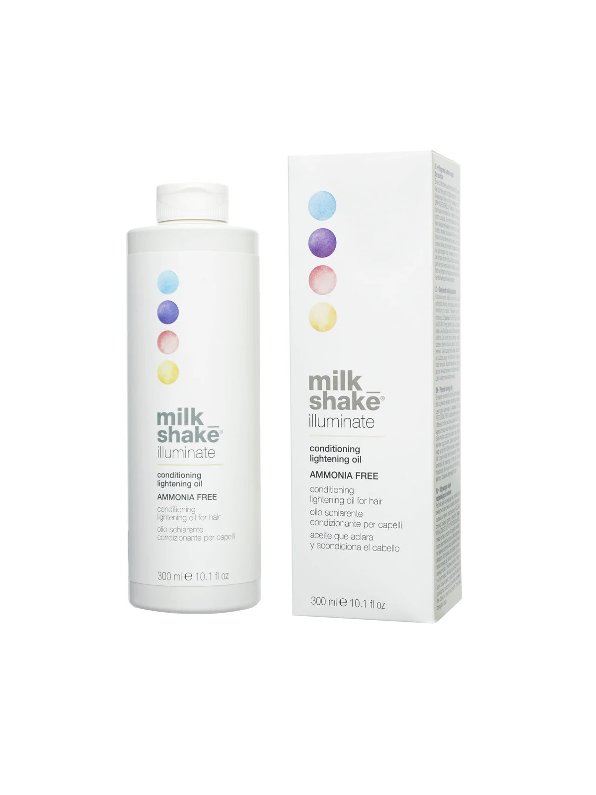 Milk Shake Illuminate Olio schiarente per capelli senza ammoniaca 300ml