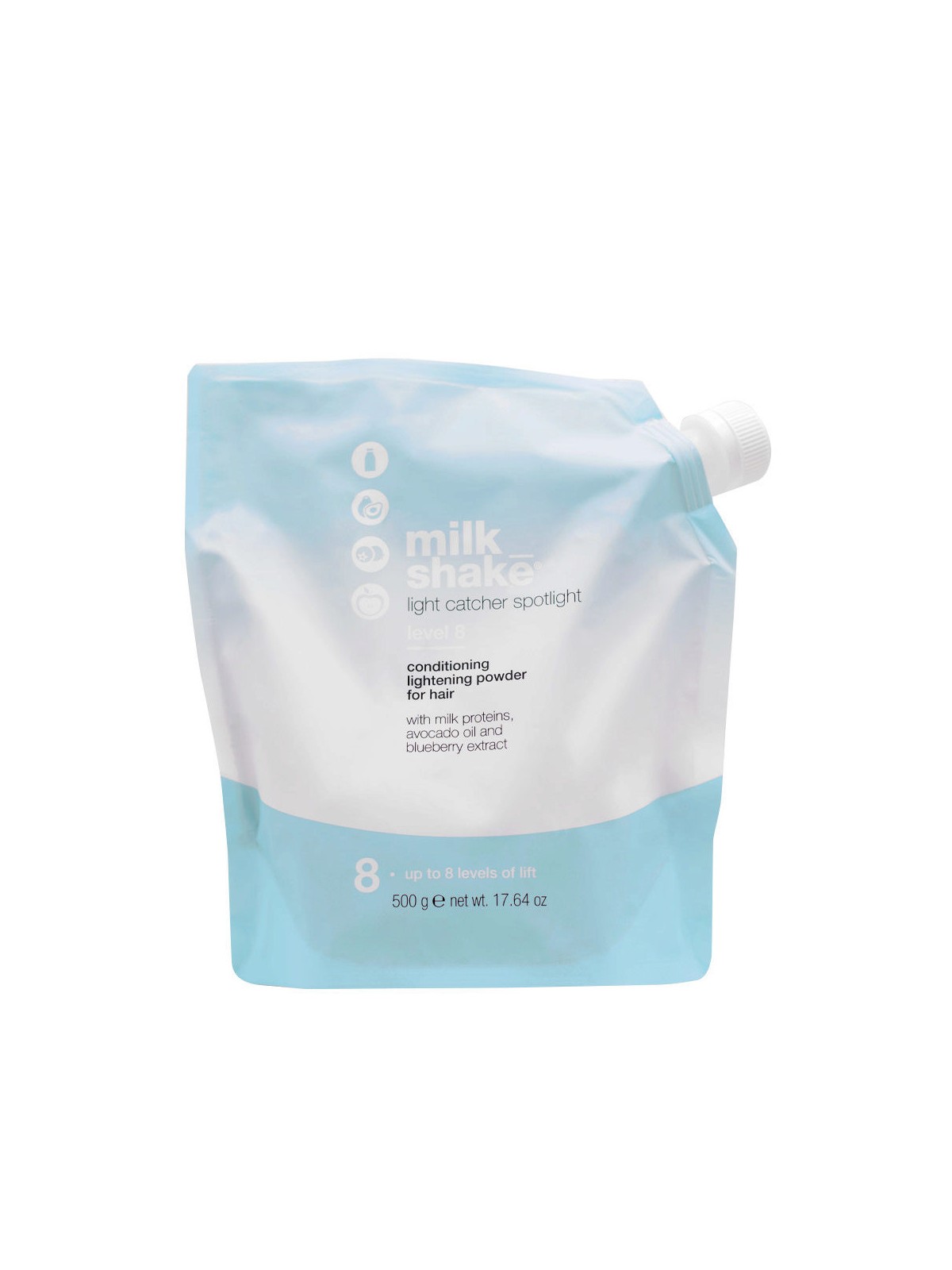 Milk Shake Light Catcher - Polvere ossidante per capelli fino a 8 livelli di schiaritura - 500 g