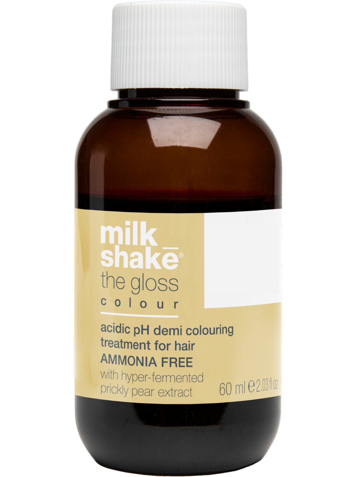 Tintura per capelli semipermanente Milk Shake The Gloss senza ammoniaca 10.1110AA Platino cenere intenso Biondo chiarissimo 60ml