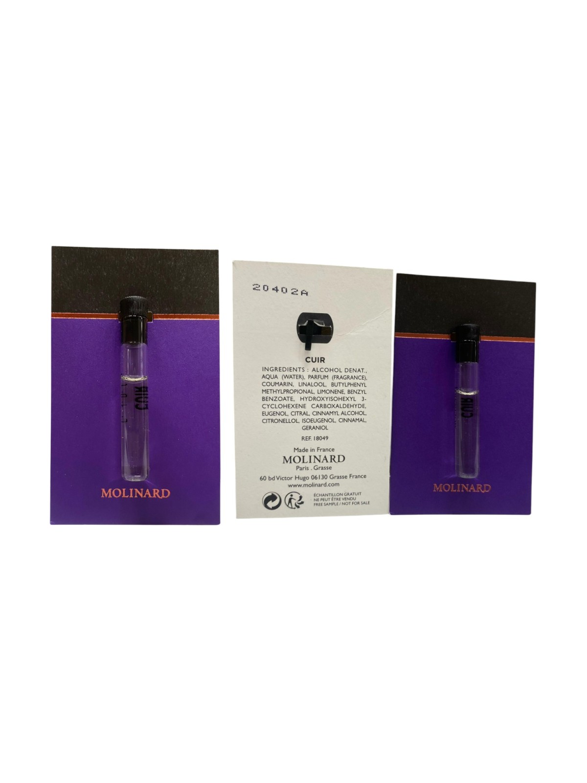 Molinard Les Elements Collection - Cuir Eau De Parfum donna Fiala da 1ml