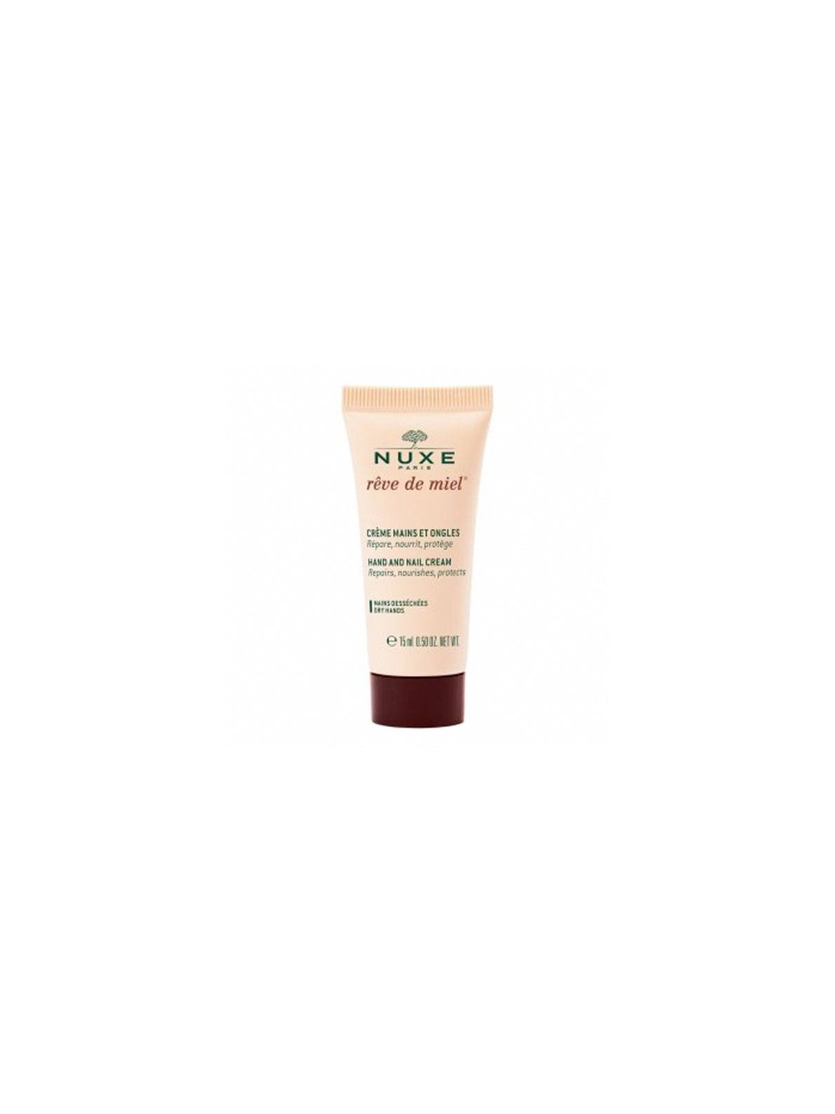 Crema mani idratante e riparatrice Nuxe Reve de Miel formato mini da 15ml