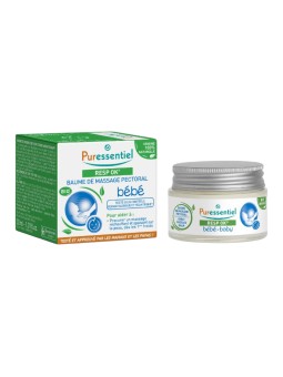 Puressentiel Baby - Resp OK Balsamo corpo con ingredienti naturali per la zona pettorale 30ml