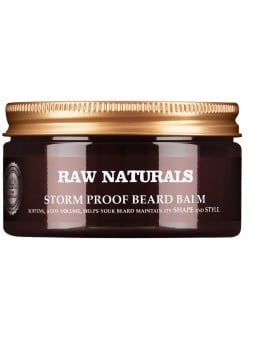 Balsamo per barba Raw Naturals Storm Proof 100% vegano ammorbidente 100ml