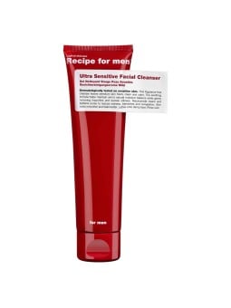 Recipe uomo Detergente Viso Ultra Sensibile Senza Profumo Gel Detergente Viso 100ml