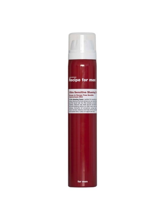 Recipe uomo Ultra Sensitive Shaving Foam Schiuma da barba energizzante 100ml