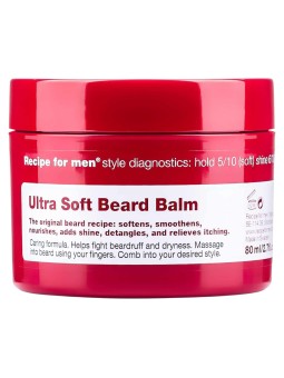 Recipe uomo Balsamo per barba ultra morbido Balsamo ammorbidente per barba 80ml