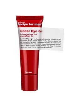 Recipe uomo Gel Contorno Occhi 100% vegano Riduce al minimo il gonfiore Gel Contorno Occhi Mattina e Sera 25ml
