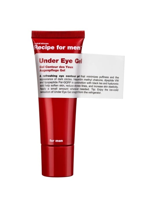 Recipe uomo Gel Contorno Occhi 100% vegano Riduce al minimo il gonfiore Gel Contorno Occhi Mattina e Sera 25ml