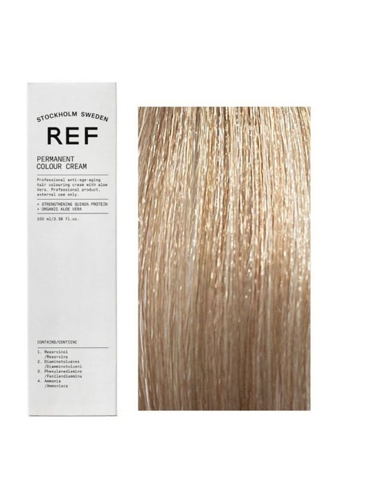 Ref Stockholm Tintura per capelli permanente vegana 10.21 Biondo cenere perla extra chiaro 100ml