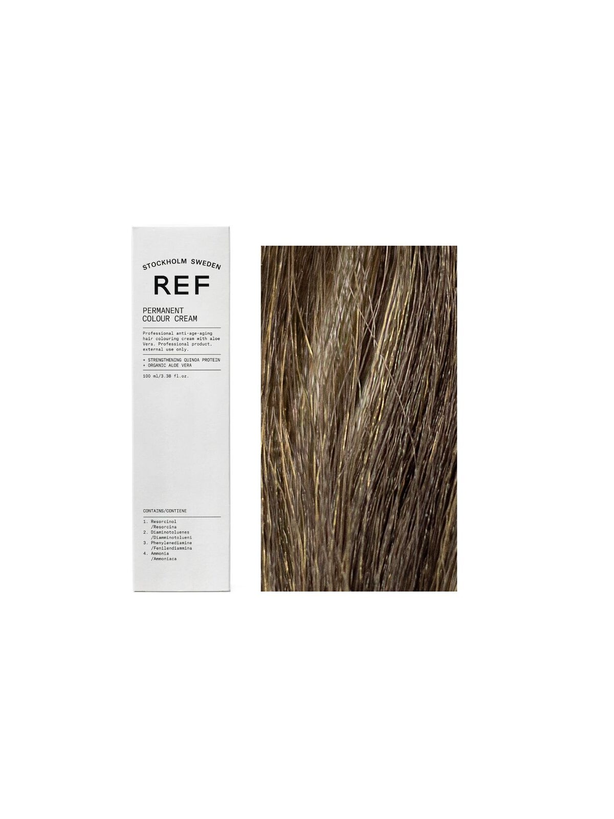 Ref Stockholm Tintura per capelli permanente vegana 7.23 Noce 100ml