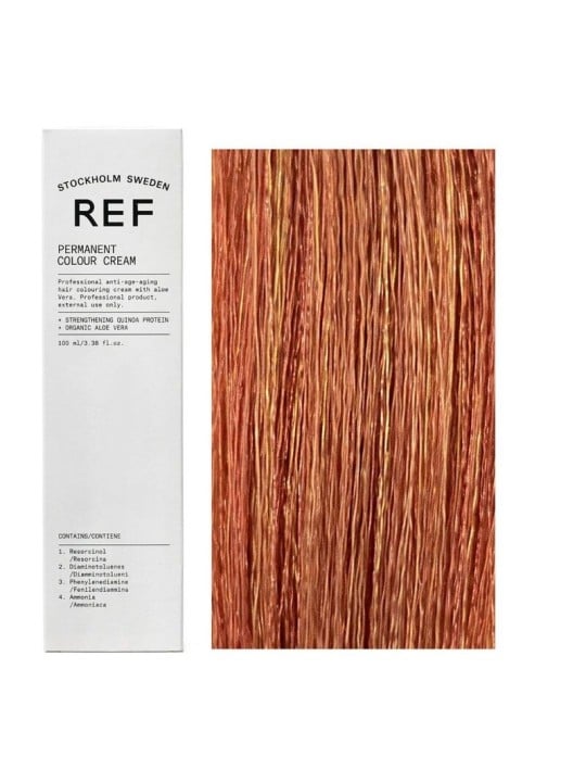 Ref Stockholm Tintura per capelli permanente vegana 9.43 Rame dorato Biondo chiarissimo 100ml