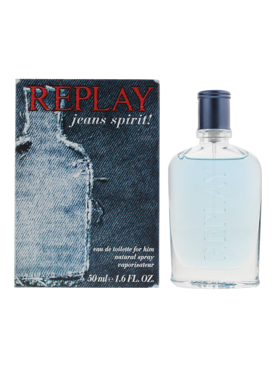 Riproduci Jeans Spirit! Eau De Toilette uomo 50ml