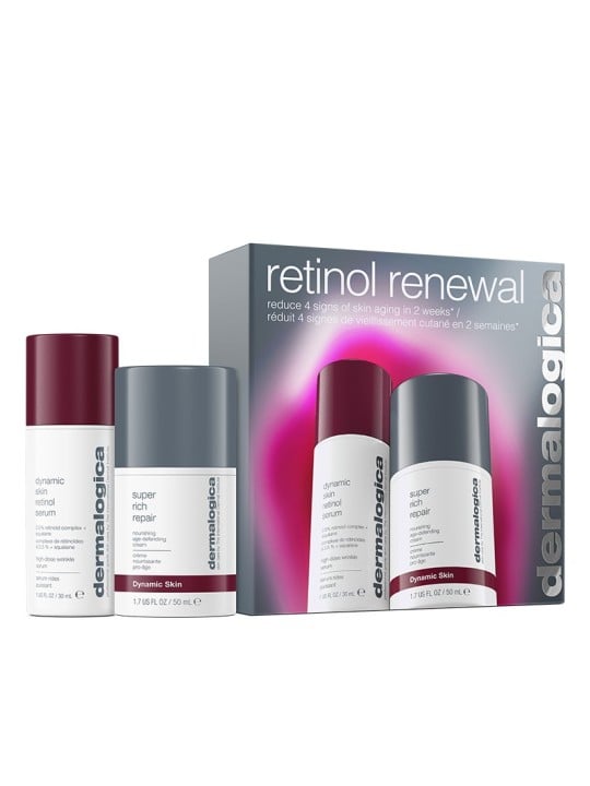 Kit Rinnovamento Retinolo Dermalogica: Siero Viso Antirughe Dynamic Skin al Retinolo 30ml + Crema Viso Antietà Dynamic Skin 50ml