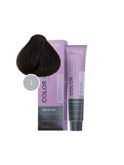 Tintura per capelli semipermanente Revlon Color Excel 1 Nero 70ml