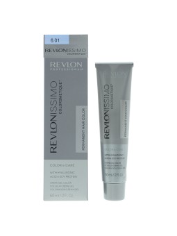 Revlon Revlonissimo Colorsmetique Color Carmel Tintura Permanente per Capelli 6.01 Biondo Cenere Scuro Naturale 60ml