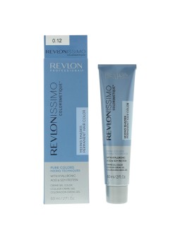 Revlon Revlonissimo Colorsmetique Color & Care Complex Tintura Permanente per Capelli 0.12 Grigio Iridescente 60ml