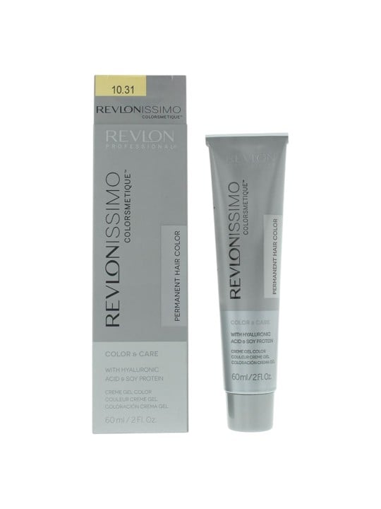 Tintura per capelli permanente Revlon Revlonissimo Colorsmetique 10.31 Biondo Beige Chiaro 60ml