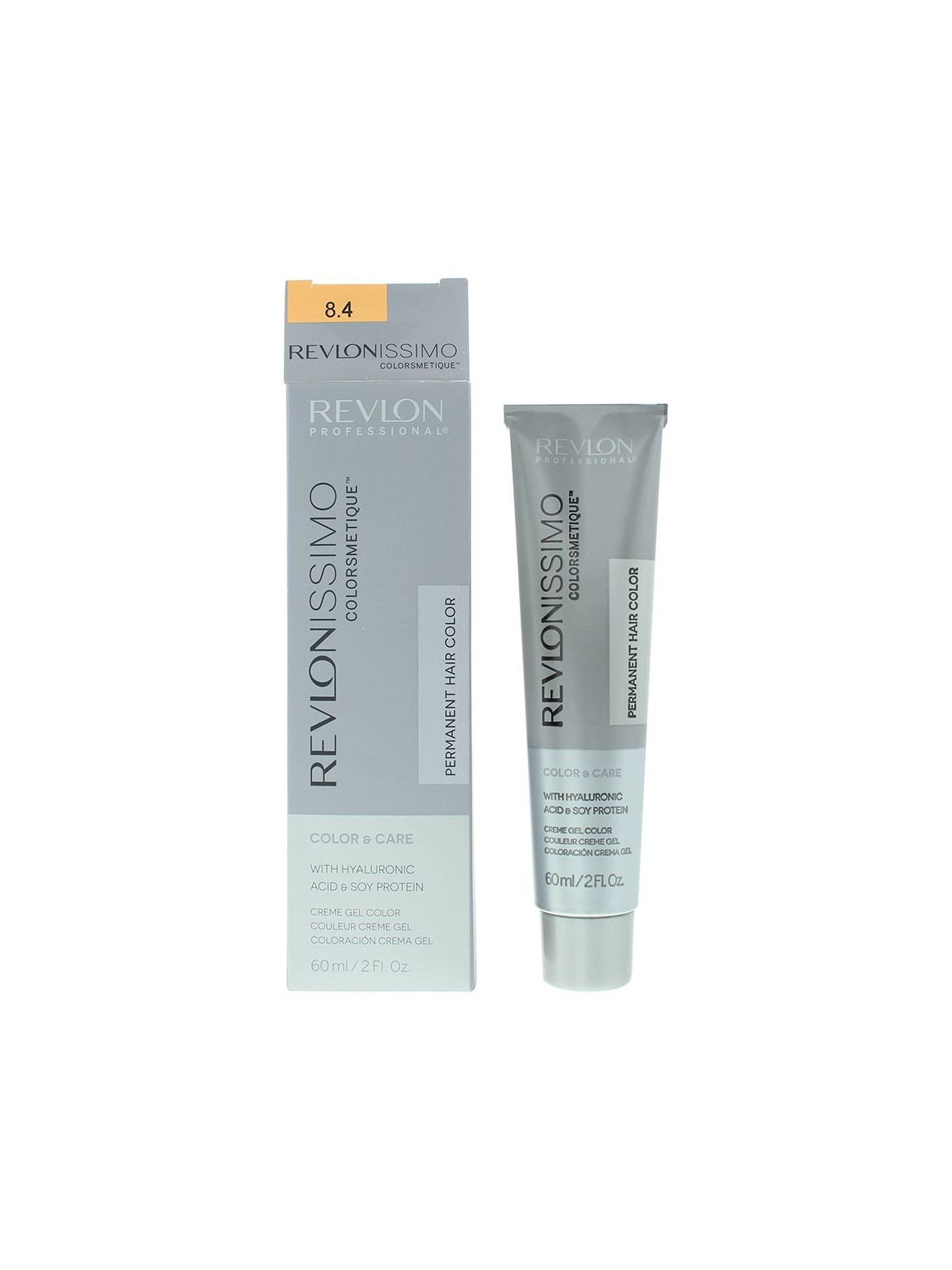Tintura per capelli permanente Revlon Revlonissimo Colorsmetique 8.4 Biondo Rame Chiaro 60ml