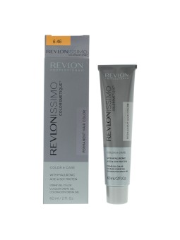 Tintura per capelli permanente Revlon Revlonissimo Colorsmetique 6.46 Rosso Scuro Rame Biondo 60ml