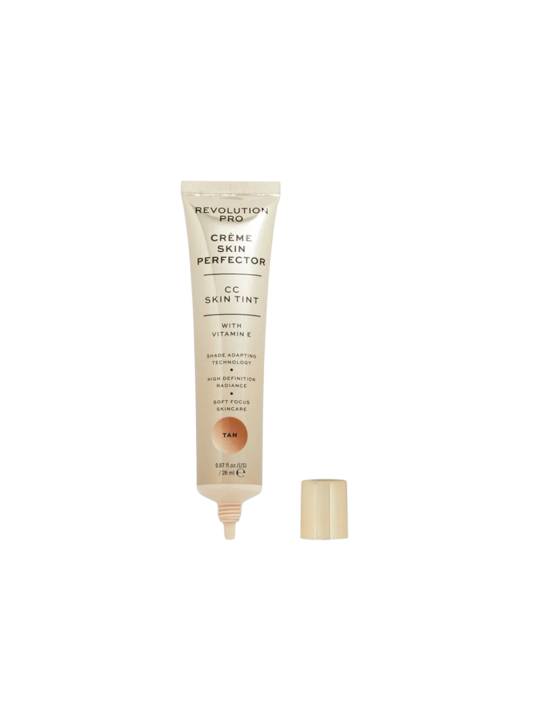 Revolution Pro Perfecting Skin Tint Vitamin E Natural Radiance CC Cream Tan 26ml