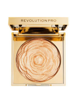Revolution Pro Pro Lustre Illuminating Blush Highlighter Compact Golden Rose 1 Tonalità 9 g