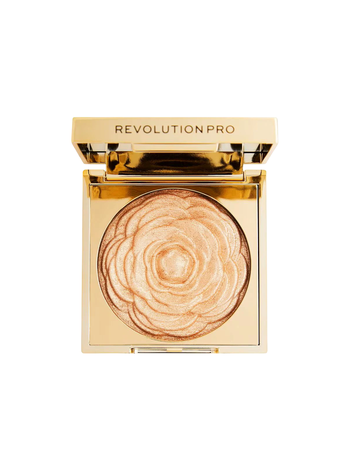 Revolution Pro Pro Lustre Illuminating Blush Highlighter Compact Golden Rose 1 Tonalità 9 g
