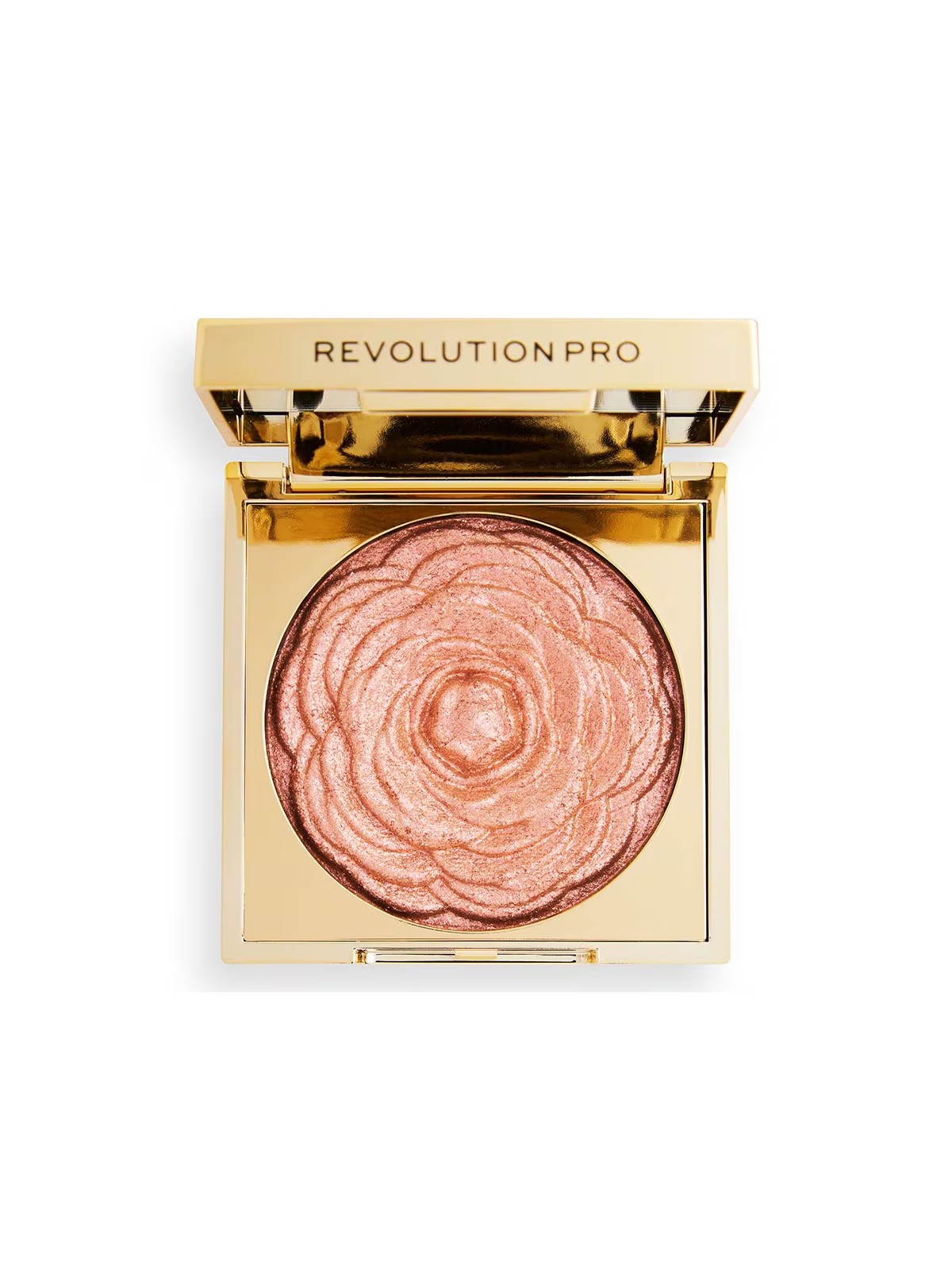 Revolution Pro Pro Lustre Illuminating Blush Highlighter Compact Rose Gold 1 tonalità 9 g