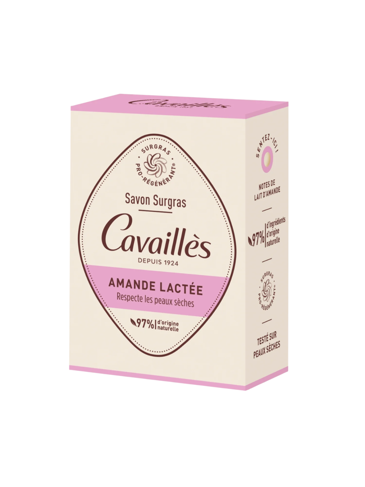 Saponetta idratante al latte di mandorla Roge Cavalilles 100 g