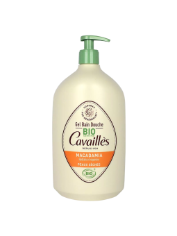 Roge Cavailles Bio Macadamia Olio Doccia Rigenerante per Pelli Secche 1000ml
