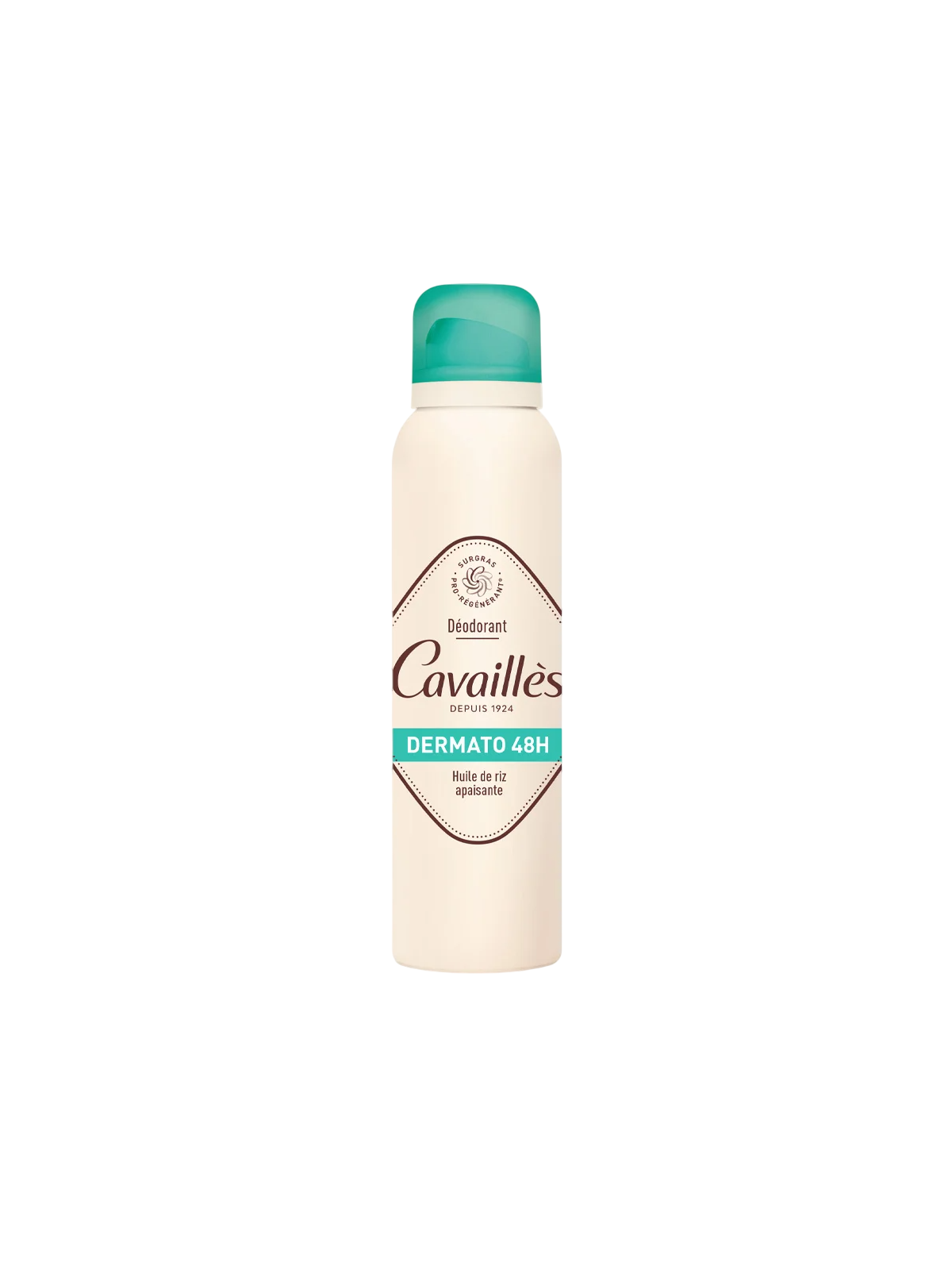 Roge Cavailles Dermato Deodorante Spray con Ingredienti Naturali 48 ore di Protezione Donna 150ml