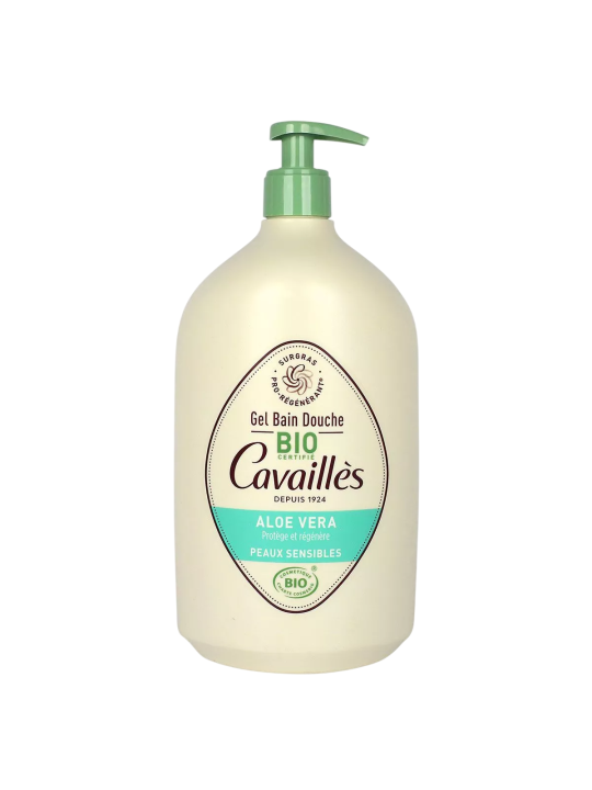 Roge Cavailles Gel doccia rigenerante all'Aloe Vera per pelli sensibili 1000ml