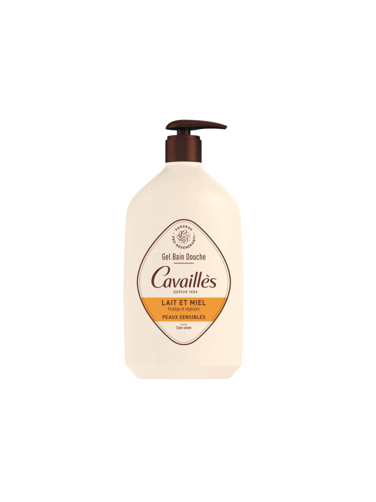Roge Cavailles Latte da bagno idratante e rigenerante al latte e miele 1000ml