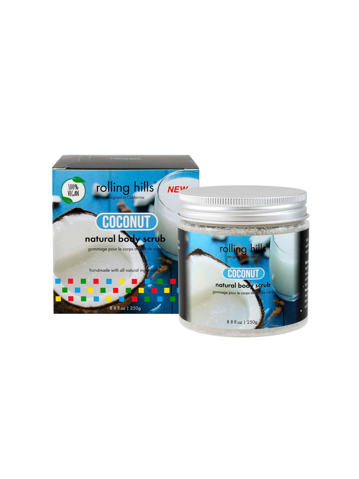 Rolling Hills Coconut Scrub corpo purificante 250 g