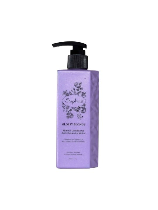 Balsamo idratante e protettivo del colore Saphira per capelli biondi lucidi 250ml