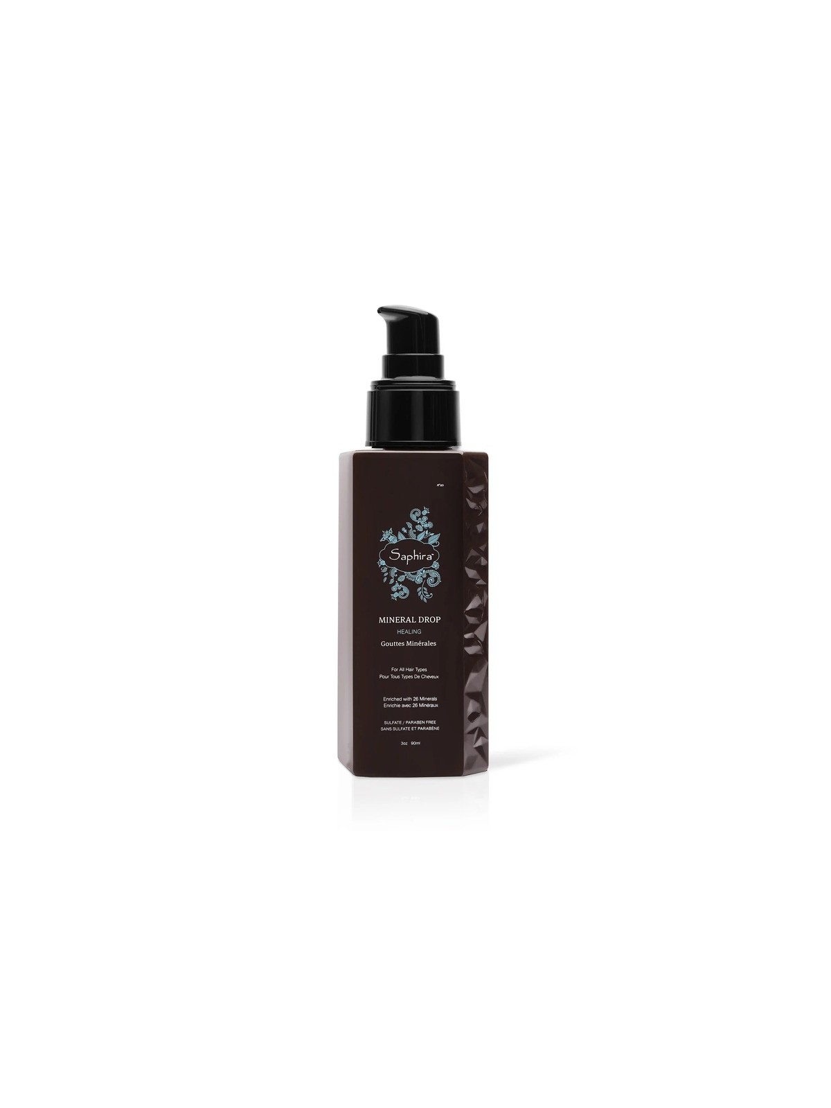 Saphira Mineral Drop Siero per capelli senza parabeni anticrespo 90ml