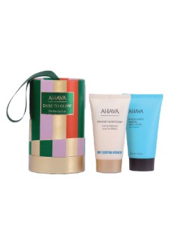Set Ahava: Crema mani idratante minerale 40ml + Lozione corpo idratante Sea Kissed 40ml