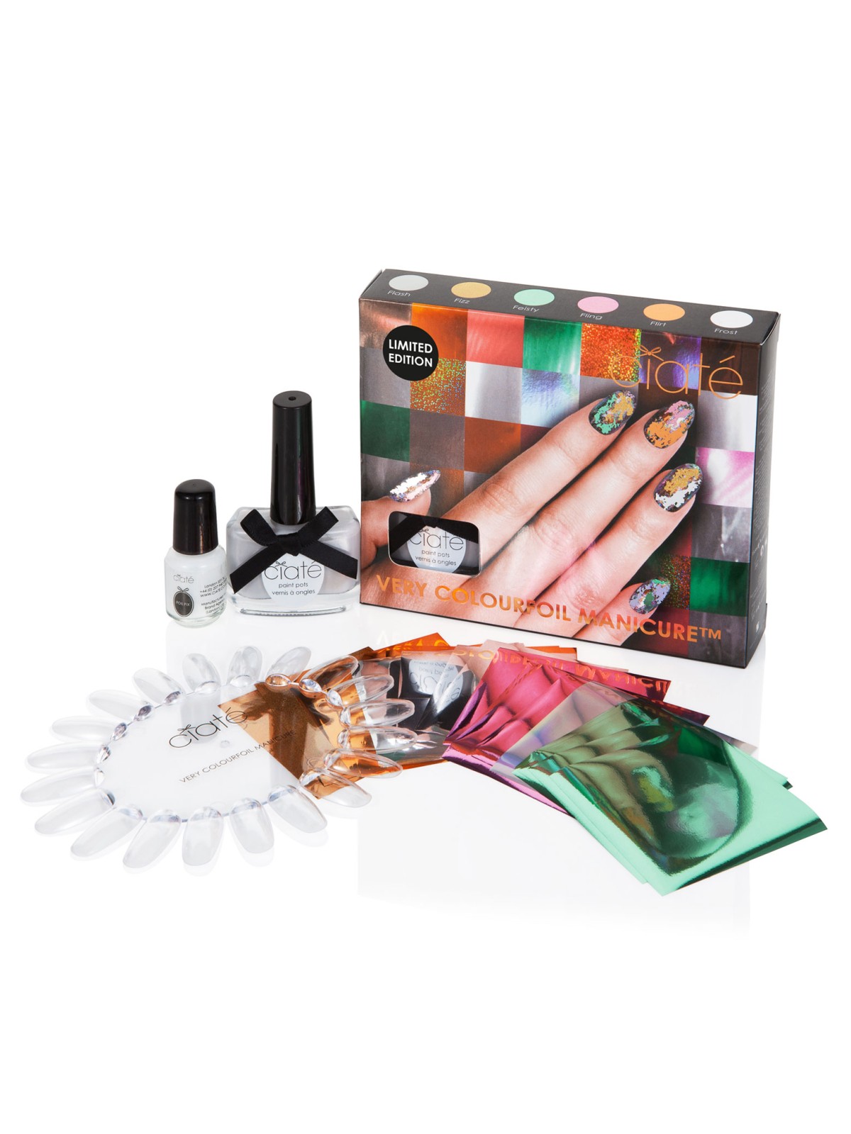 Set Ciate Very Colourfoil Wonderland Carnival Couture Nail Art Tool Kit