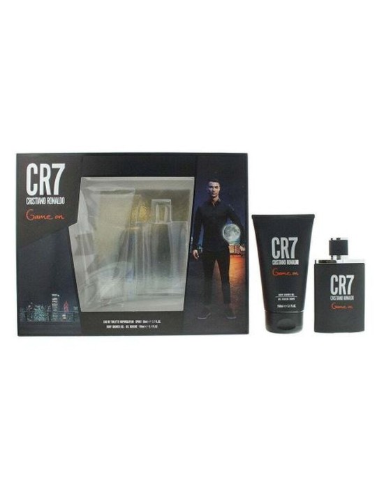 Set Cristiano Ronaldo: CR7 Game On Eau De Toilette uomo 50ml + CR7 Game On Shower Gel Body 150ml