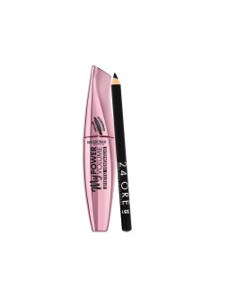 Set Deborah: matita eyeliner in gel extra lunga 24 ore nera 15 g + mascara volumizzante waterproof My Power nero 14ml