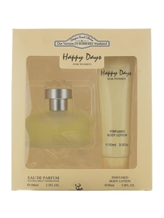 Scenografo francese: Happy Days Eau De Parfum donna 100ml + Happy Days Hydrates Body Lotion 90ml